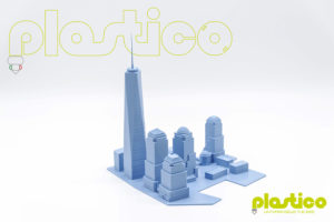 stampa 3d modello manhattan new york formella nord ovest