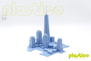 stampa 3d modello manhattan new york formella sud ovest